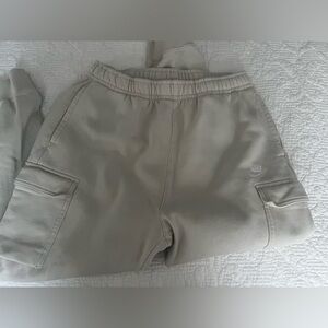 Nike Men's Cream Joggers with Cargo Pockets